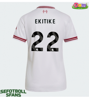 Liverpool Hugo Ekitike #22 Bortatröja Kvinnor 2026-27 Kortärmad